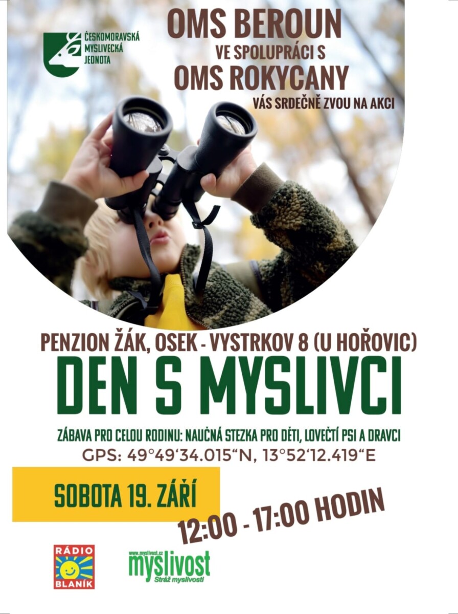 Den s myslivci – Sobota 19. září
